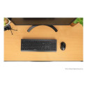 Manhattan MWK7350 Wireless USB Keyboard and Mouse Combo Set One Single USB-A Nano Receiver for Both 
