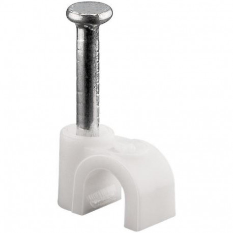Goobay Cable Clip 4 mm, white