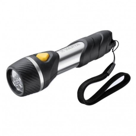 Varta Day Light Multi LED F10 Aluminium, Black Keychain flashlight