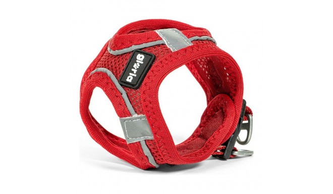 Suņu drošības siksna Gloria Air Mesh Trek Star Adjustable Sarkans XXXS Izmērs (18-20 cm)