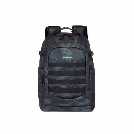 BACK PACK RIVACASE 7631 NAVY CAMO 28L