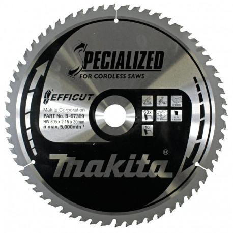 puidulõikeketas MAKITA 305x30x2.15mm T60