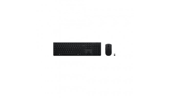 Lenovo Professional Wireless Rechargeable Keyboard and Mouse Combo Nordic Grey