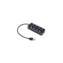 Gembird I/O HUB USB3 4PORT/UHB-U3P4P-01
