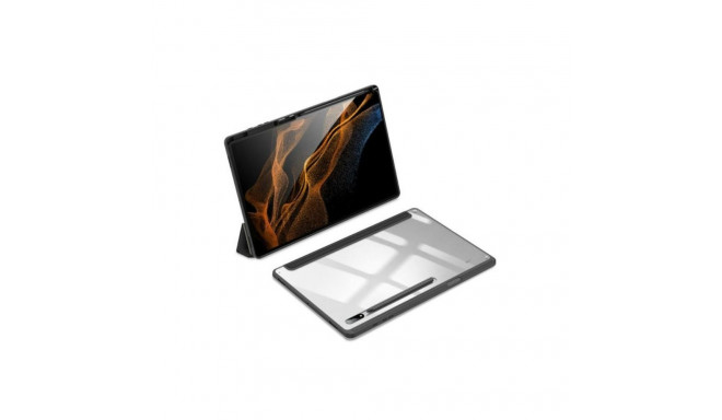 Dux Ducis Toby Armored Flip Smart Case Galaxy Tab S8 Ultra with Stylus Holder Black