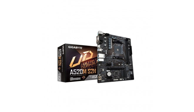 Gigabyte A520M S2H 1.0 Processor family AMD, Processor socket AM4, DDR4 DIMM, Memory slots 2, Chipse