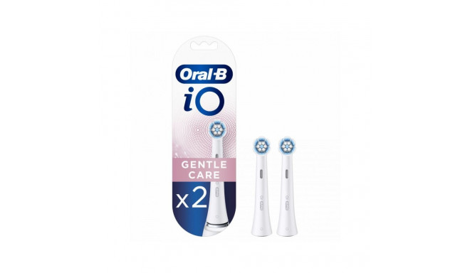 Oral-B Toothbrush replacement iO Gentle Care Heads, For adults, Number of brush heads included 2, Wh