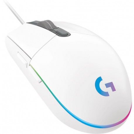Logitech MOUSE USB OPTICAL G102 LIGHTSY/WHITE 910-005824