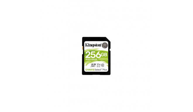 Kingston Canvas Select Plus - flash memory card - 256 GB - SDXC UHS-I