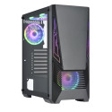 GOLDEN TIGER Case||Buffalo M730i|MidiTower|Not included|ATX|MicroATX|Colour Black|BUFFALOM730I