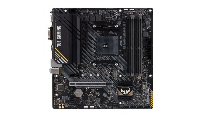 Asus TUF GAMING A520M-PLUS II Processor family AMD, Processor socket AM4, DDR4 DIMM, Memory slots 4,