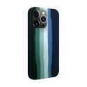 Evelatus Apple iPhone 15 Pro Max Silicone case Multi-Colored Green