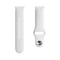 Evelatus 22mm Silicone Loop Watch Straps (130mm M/L) White