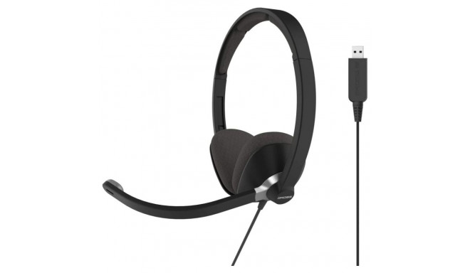 Koss USB Communication Headsets CS300 On-Ear, Microphone, Noise canceling, USB, Black