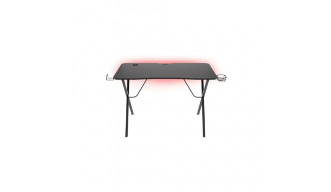 Genesis Holm 200 RGB Gaming Desk, Black