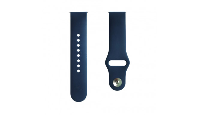 Evelatus 20mm Silicone Loop Watch Straps (S/M 110mm) Blue