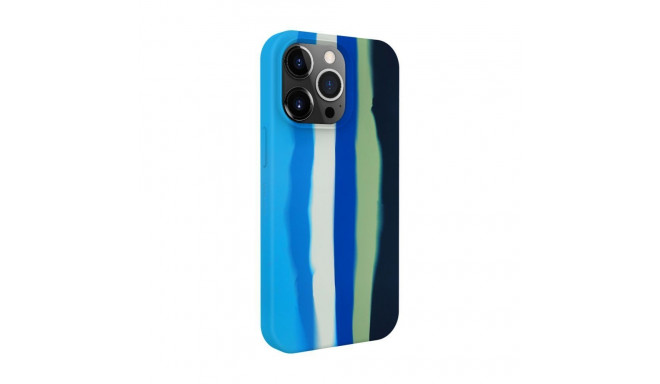 Evelatus Apple iPhone 13 Pro Max Silicone case Multi-Colored Blue