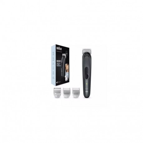 Braun Body Groomer BG3340 Cordless and corded, Operating time (max) 80 min, NiMH, Black/Grey