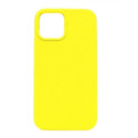 Evelatus Apple iPhone 12 mini Premium Soft Touch Silicone Case Lemon Yellow