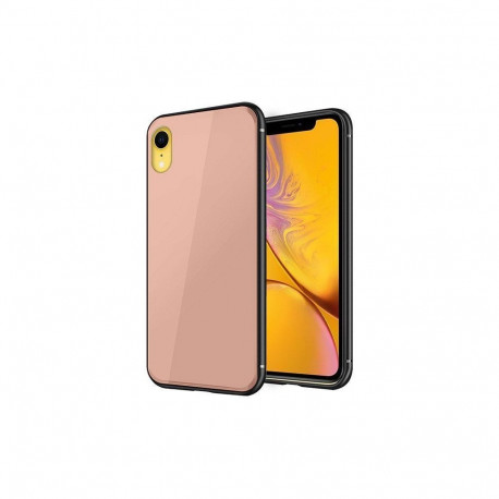 GreenGo Apple iPhone XR GLASS Case Pink