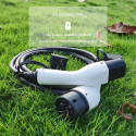 EV Charge AUX3275T2 Premium EU CE Universālais kabelis 22 KW 32A Tips 2 uz Tips 2 7.5M Melns