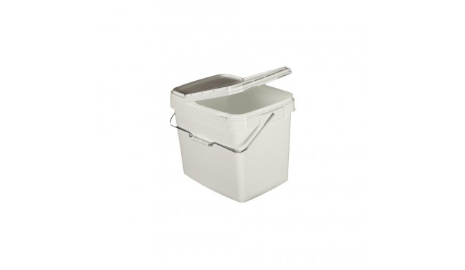 Square Buck kaanega 38x30x45cm 34L valge