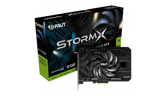 Palit GeForce RTX 4060 StormX 8GB GDDR6 graphics card (NE64060019P1-1070F)
