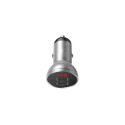 Baseus Digital Display Dual USB Car Charge 4.8A / 24W