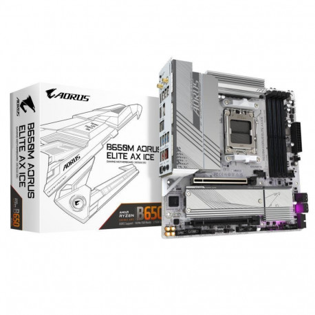 Gigabyte Mainboard||AMD B650|SAM5|Micro-ATX|Memory DDR5|Memory slots 4|1xPCI-Express 4.0 4x|1xPCI-Ex