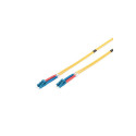 Digitus FO Patch Cord, Duplex, LC to LC SM OS2 09/125 , 1 m