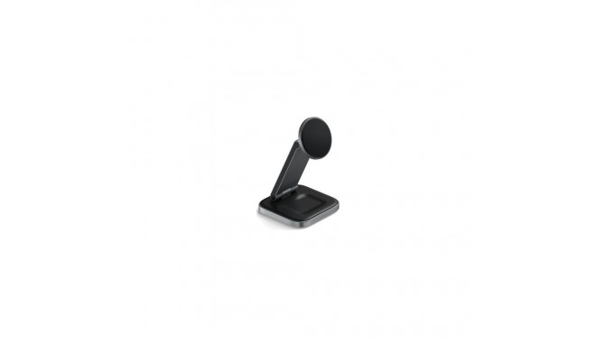 Satechi 3-in-1 Foldable Qi2 Charging Stand, Gray