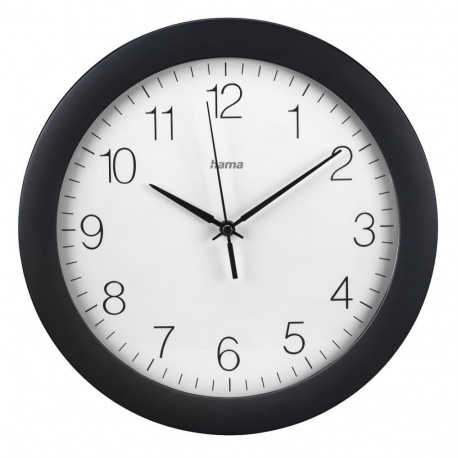 Hama Hama 00186336 PG-300 Wall Clock Black