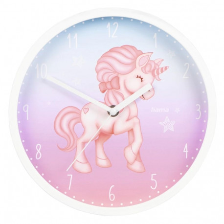 Hama Hama 00186426 Child wall clock Magical Unicorn