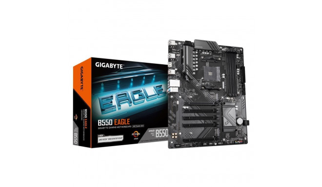 Gigabyte Mainboard||AMD B550|SAM4|ATX|Memory DDR4|Memory slots 4|4xPCI-Express 3.0 1x|1xPCI-Express 