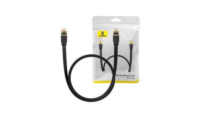 Baseus Baseus Cat 7 UTP Ethernet RJ45 Cable Flat 1,5m black