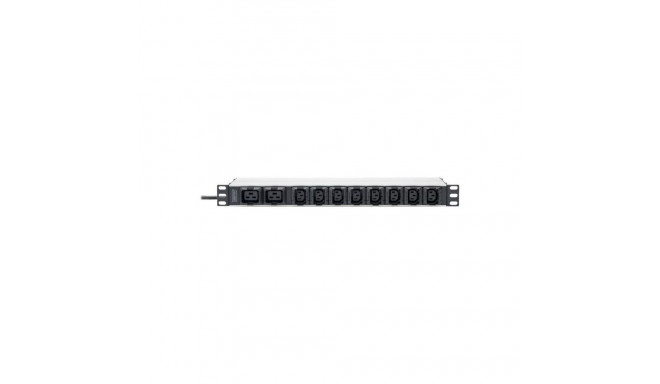 Digitus Socket Strip with Aluminum Profile, 10-way, IEC C20 plug | DN-95427 | Sockets quantity 7