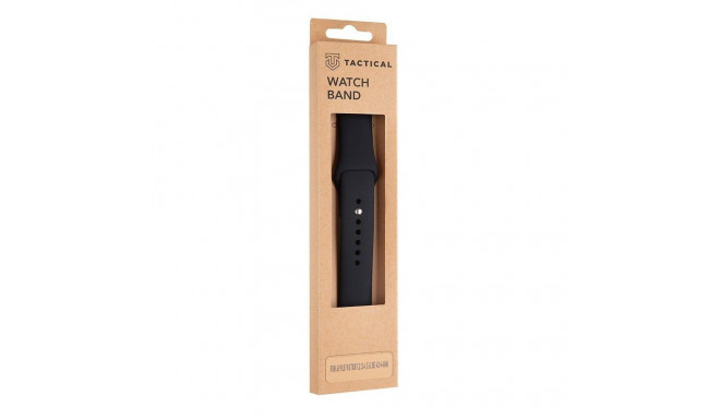 Tactical - Tactical 488 Silicone Band for Apple iWatch 1/2/3/4/5/6/7/8/9/SE 42/44/45mm Black