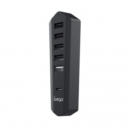 - iPega P5S003 USB/USB-C HUB for PS5 Slim Black