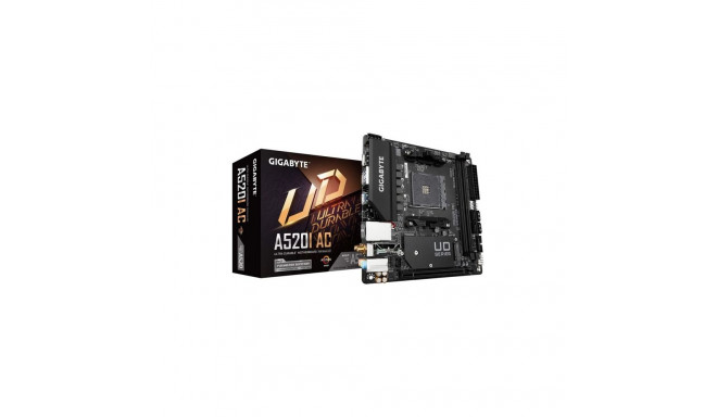 Gigabyte A520I AC Processor family AMD, Processor socket AM4, DDR4 DIMM, Memory slots 2, Number of S