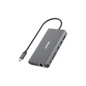 Unitek Hub USB TYPE-C 8in1 100W jaam/replicaator (D1019B)