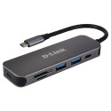 D-Link DUB-2325 6-ühes USB-C jaotur HDMI/USB-PD/SD-lugejaga jaemüük