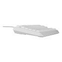 GENESIS Thor 230 TKL klaviatuur Mänguri USB + RF Juhtmevaba + Bluetooth QWERTY USA Inglise Valge