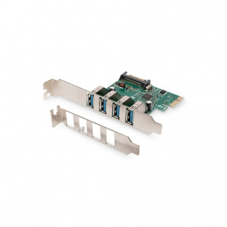 Digitus USB 3.0, 4 Port, PCI Express Add-On card 4 Ports A/F External, VL805 chipset DS-30221-1