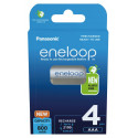 Panasonic eneloop rechargeable battery AAA 800 4BP (opened package)