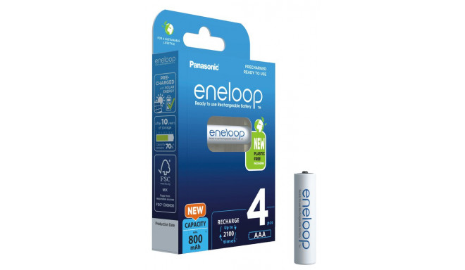 Panasonic eneloop aku AAA 800 4BP (avatud pakend)