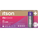 itson itsPOWER patarei Alkaline LR6IPO/8CB (avatud pakend)