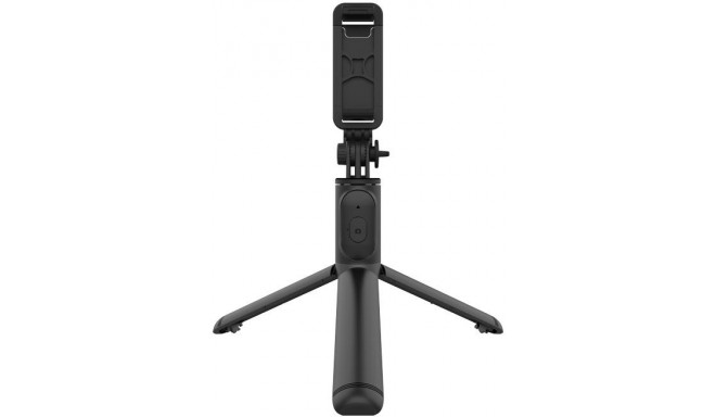 Crong statiiv-käsistatiiv SelfieGo Lite Bluetooth, must
