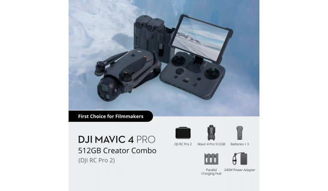 DJI Mavic 4 Pro 512GB Creator Combo DJI RC Pro 2 juhtpuldiga - Droonid ...