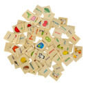 Puidust sorteerija puzzle sobitamine piltidega