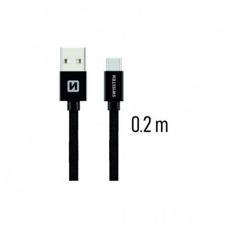 USB kaabel Swissten USB-A - USB-C, 0.2m